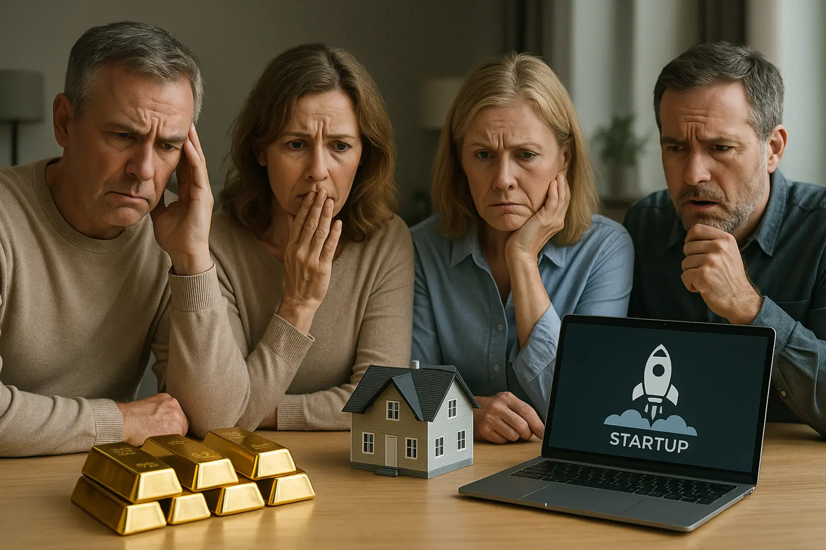 Fałszywe inwestycje: złoto, nieruchomości, startupy