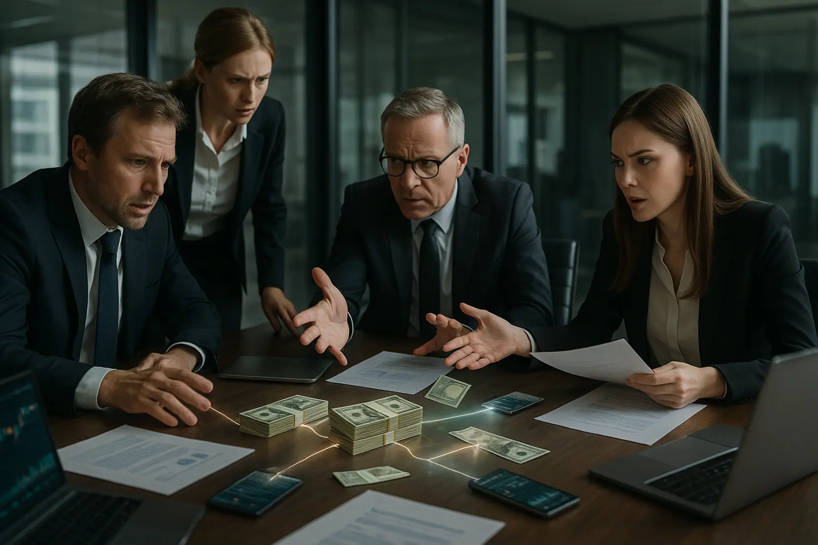 Case study: ścieżka pieniędzy w pseudo-inwestycji