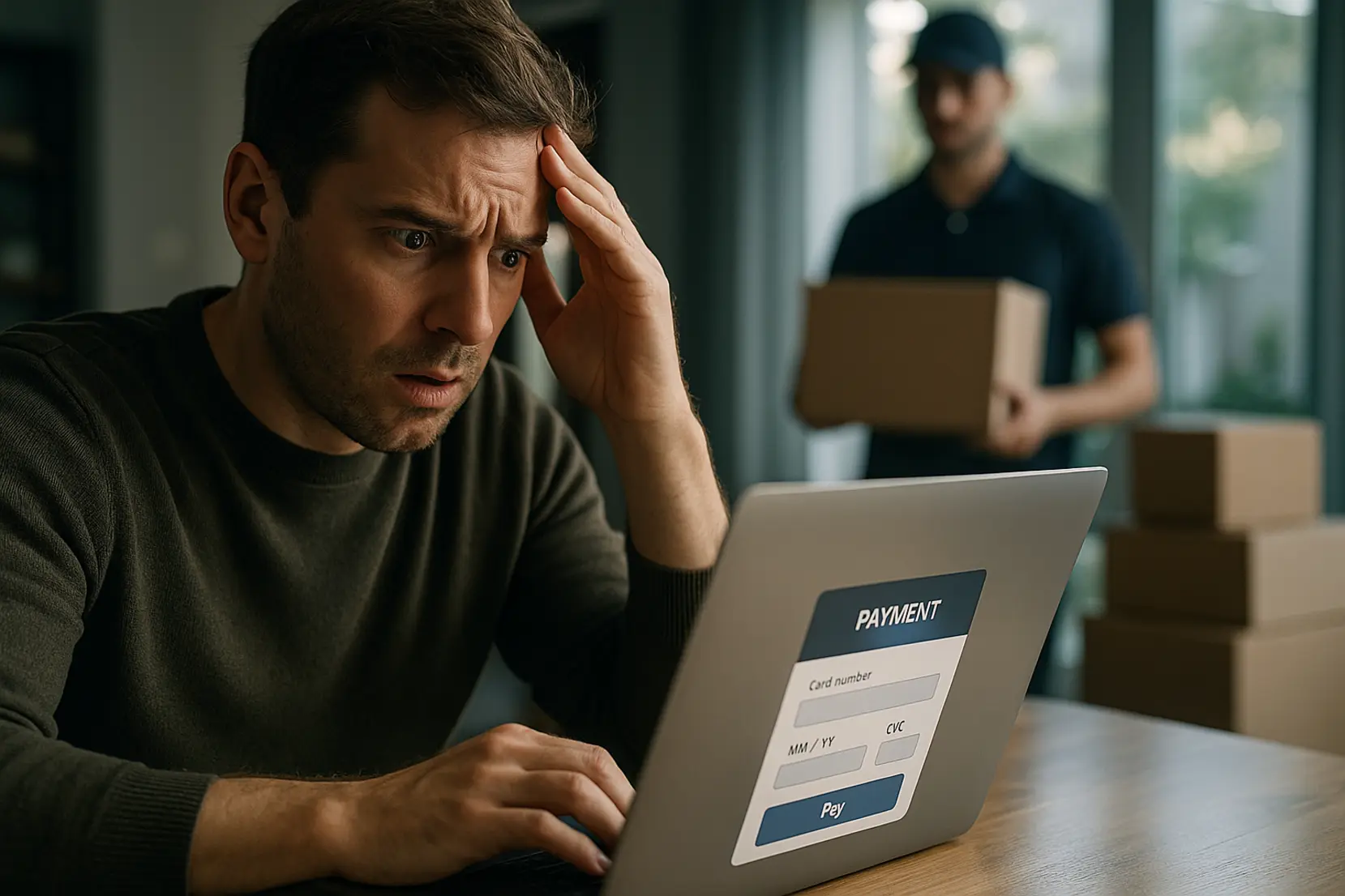 Fałszywe bramki płatności (kurier, dopłata, paczka)