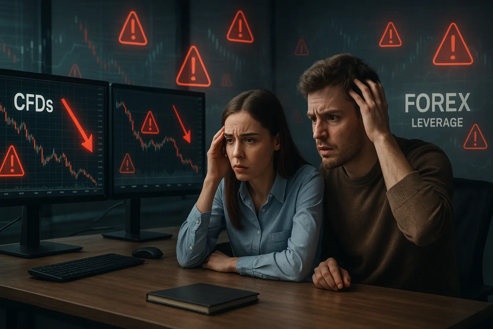 CFD/Forex na lewarze – czerwone flagi dla początkujących