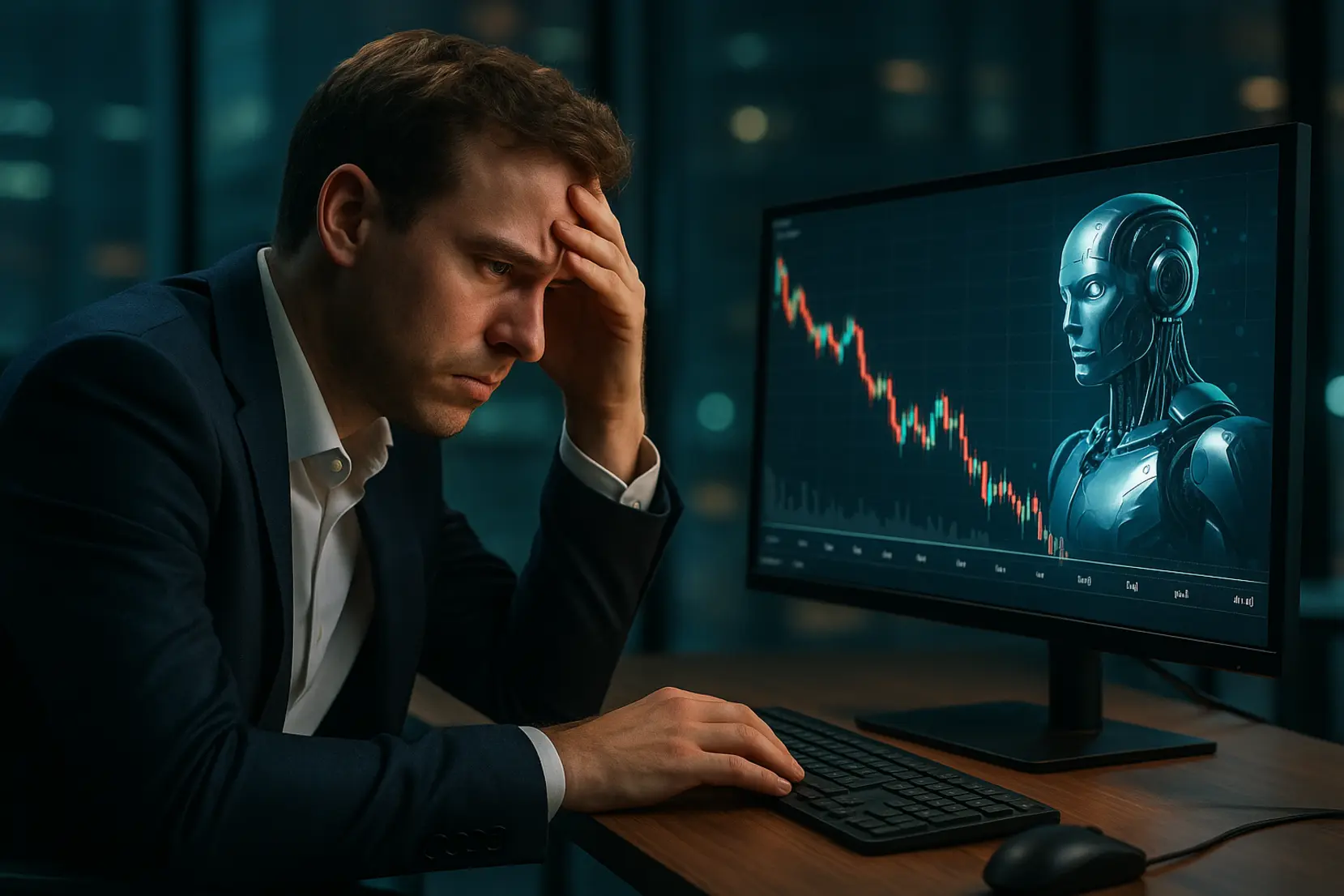 Oszustwo na „inwestycję w AI”: robot tradingowy, który handluje tylko Twoją cierpliwością