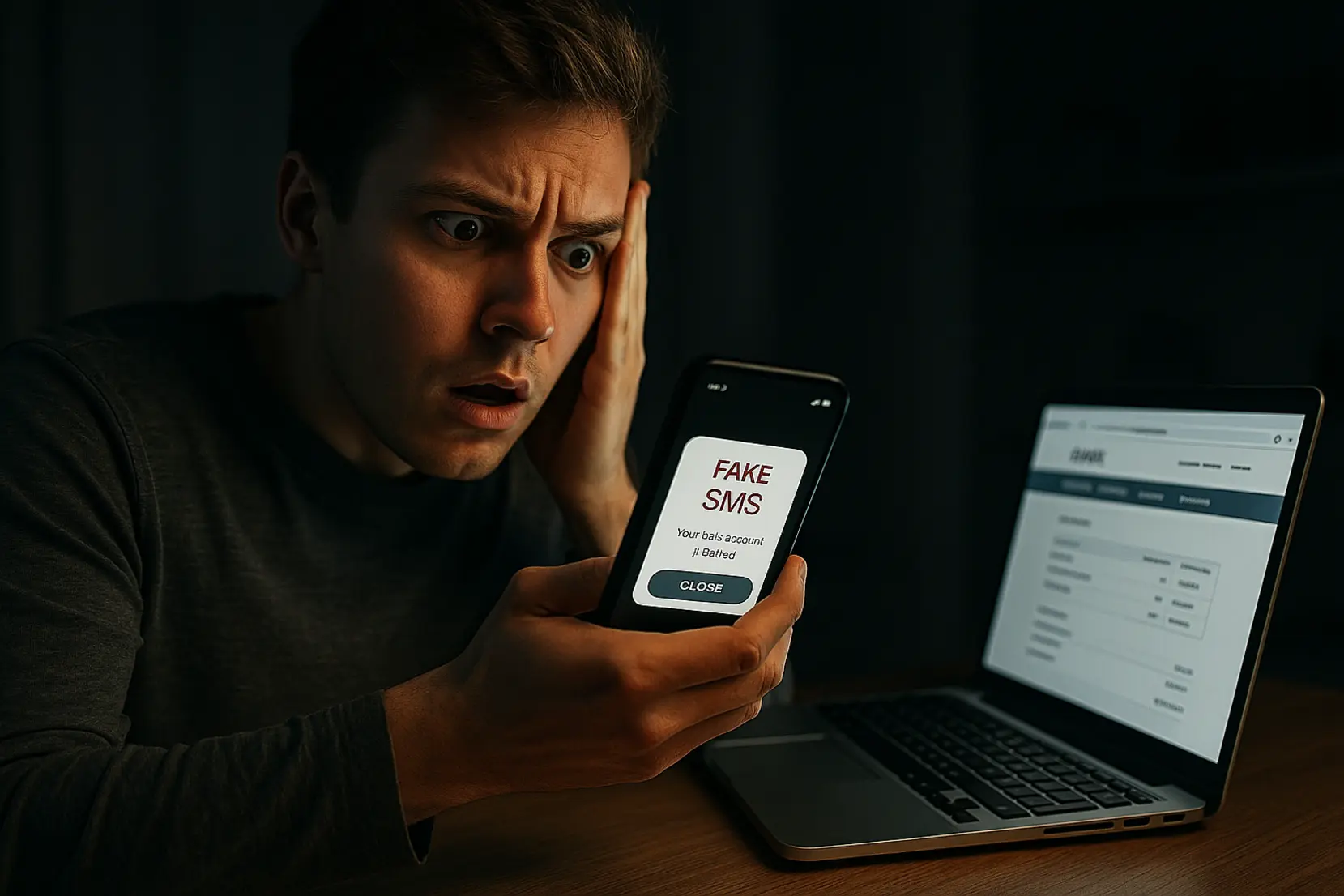 Fałszywy SMS od kuriera: dopłata 1,49 zł, która kończy się kradzieżą karty