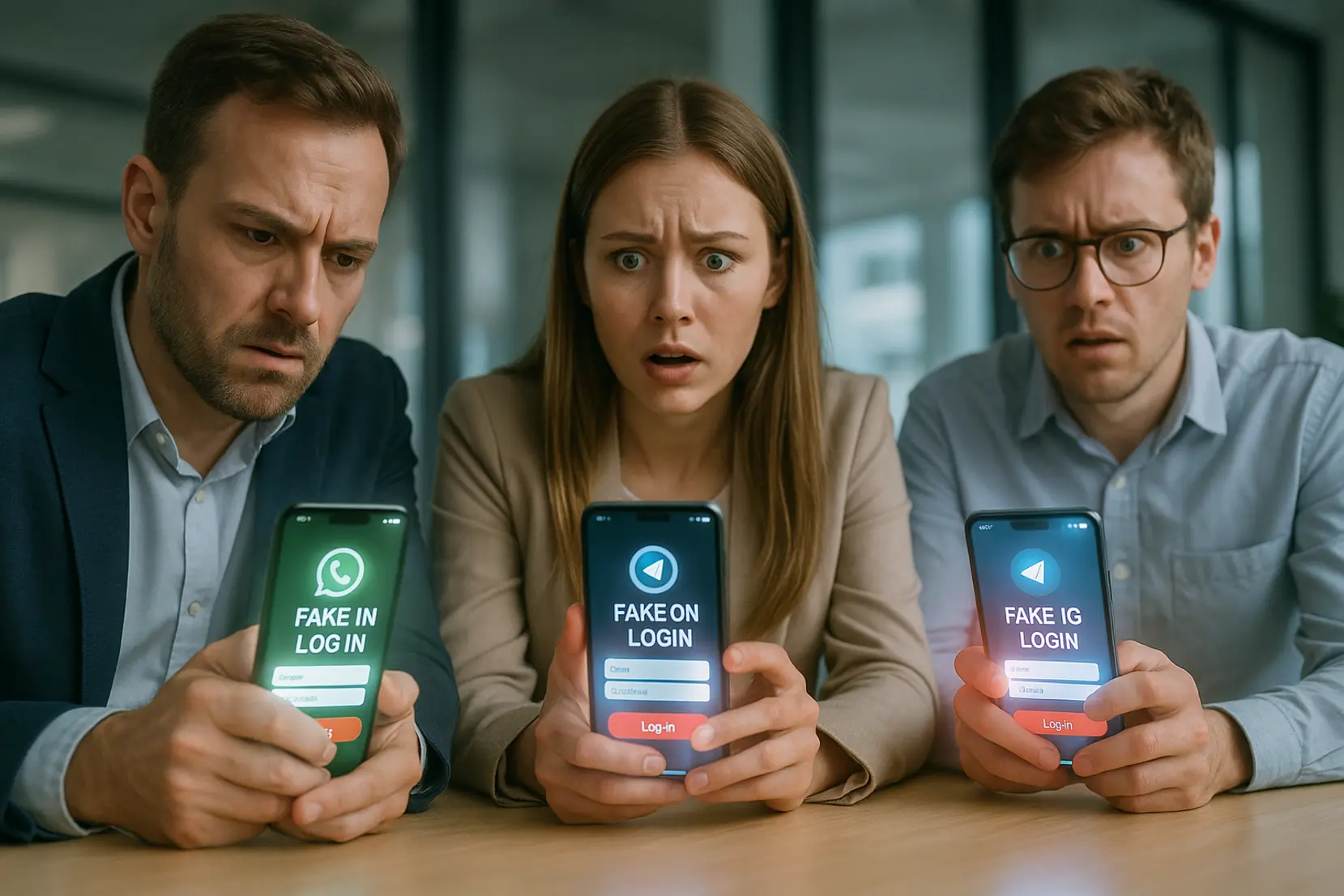 Phishing w WhatsApp/Telegram: klony logowania i przejęcie kont