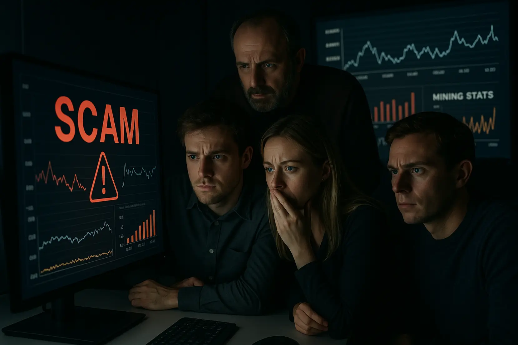 Fałszywe platformy miningowe i „cloud hashrate”: jak oszuści robią wrażenie liczbami