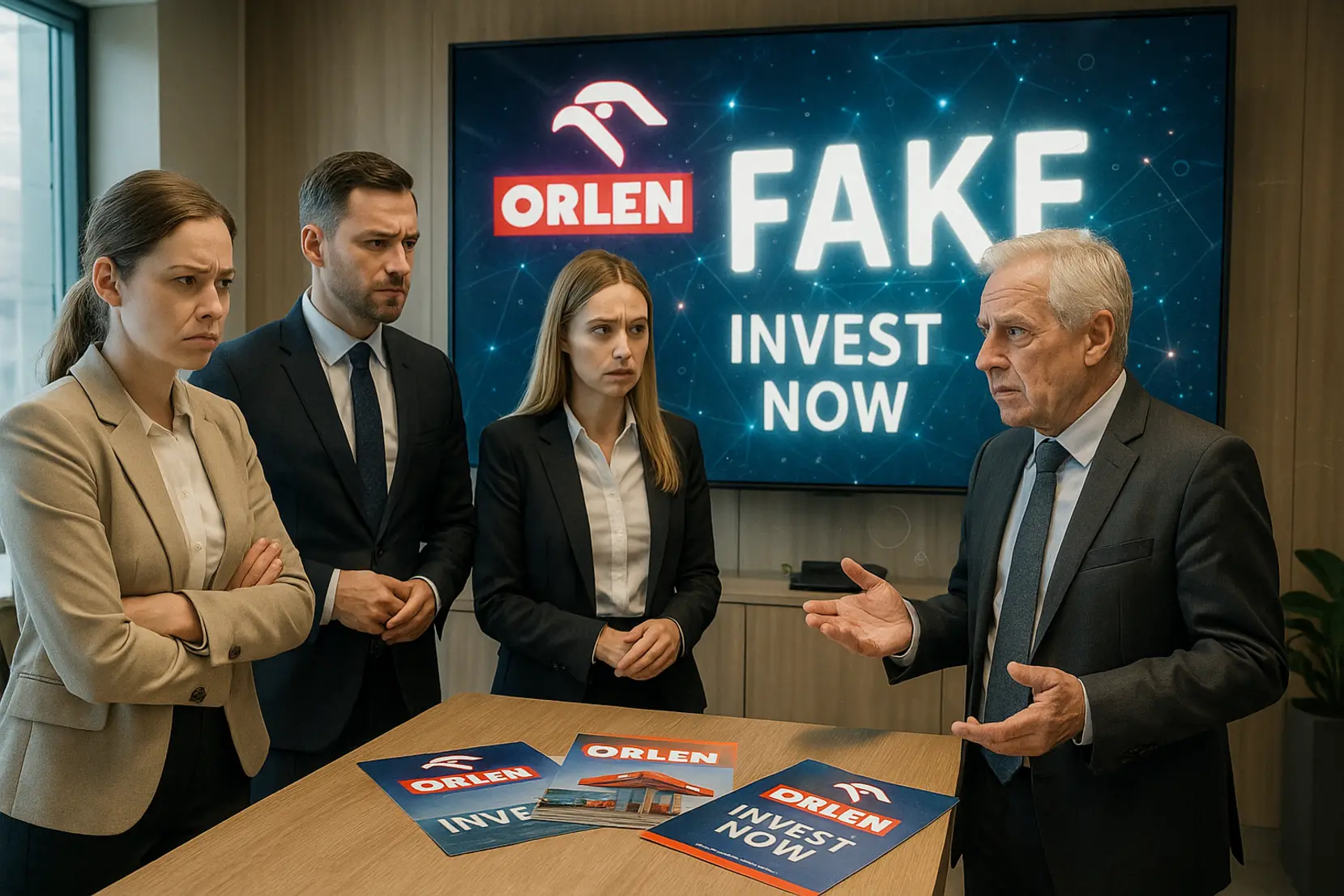 Oszustwo na ORLEN: fałszywe inwestycje, akcje i reklamy z wizerunkiem znanej marki