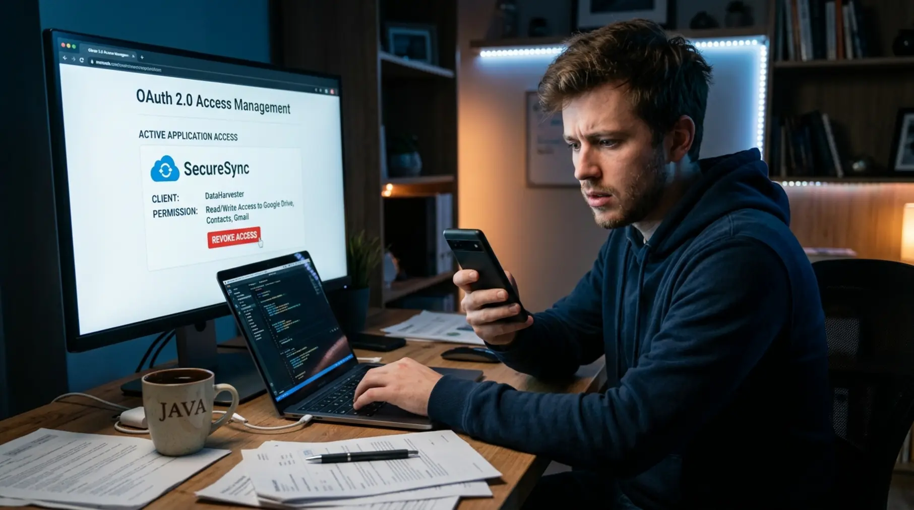 Złośliwa aplikacja OAuth w poczcie i chmurze: jak cofnąć dostęp, którego nie widać po zmianie hasła