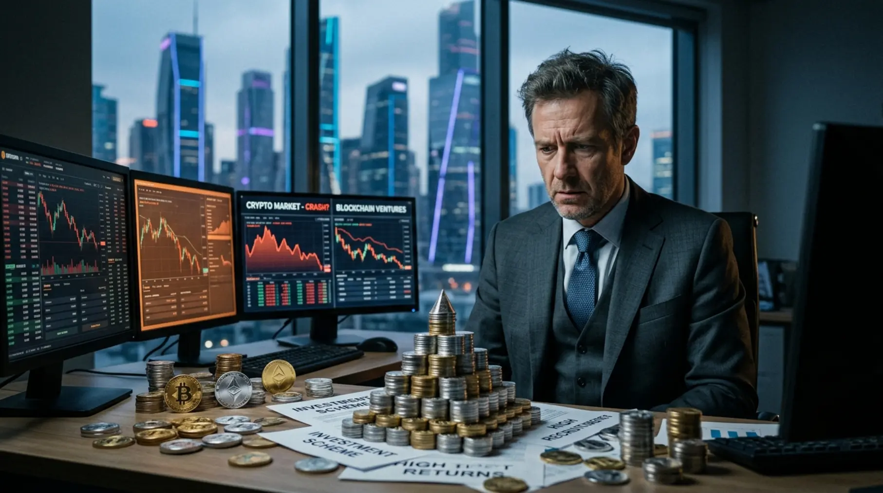 Piramida finansowa w kryptowalutach: jak stary schemat ukrywa się pod technologią