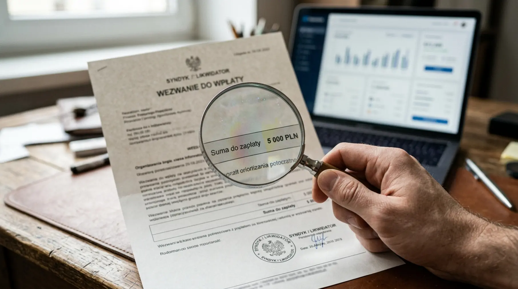 Fałszywy syndyk lub likwidator platformy: jak zweryfikować postępowanie i wezwanie do wpłaty